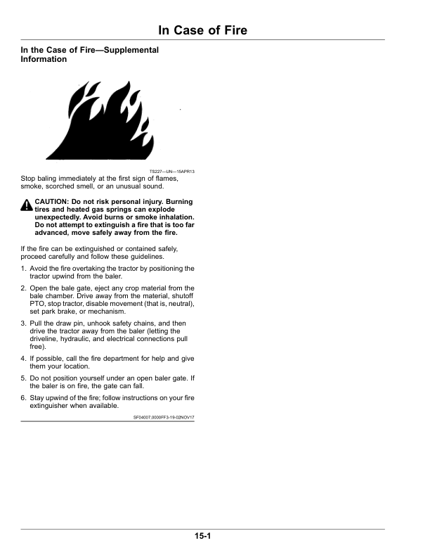 John Deere 450E Round Baler Operator's Manual (OMFH331596) - Image 3