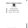 John Deere 450M, 550M Round Balers Operator's Manual (OMFH331603)