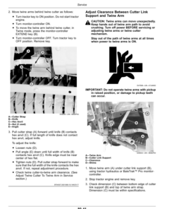 Alternative view of John Deere 440E Round Baler Operator's Manual (OMFH331604)
