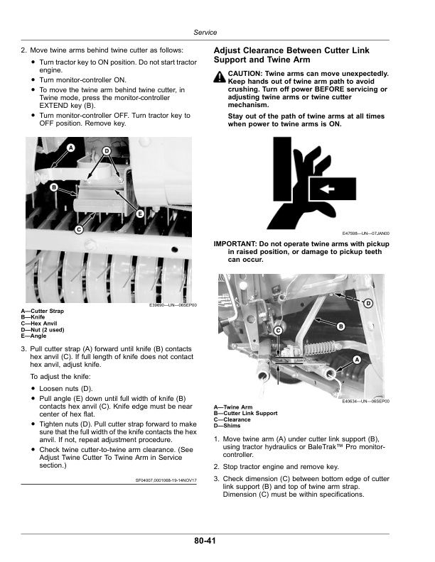 John Deere 440E Round Baler Operator's Manual (OMFH331604) - Image 2