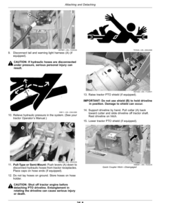 Alternative view of John Deere HX10, HX14, MX8 & MX10 Multi-Spindle Rotary Cutters Operator's Manual (OMFH337995)