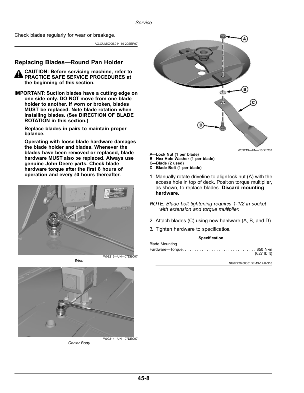 John Deere CX15, CX20, HX15, HX20 & MX15 Flex-Wing Rotary Cutters Operator's Manual (OMFH338031) - Image 3