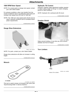 Alternative view of John Deere 625, 630, 635 Mower-Conditioners (460000-) Operator's Manual (OMFH341179)