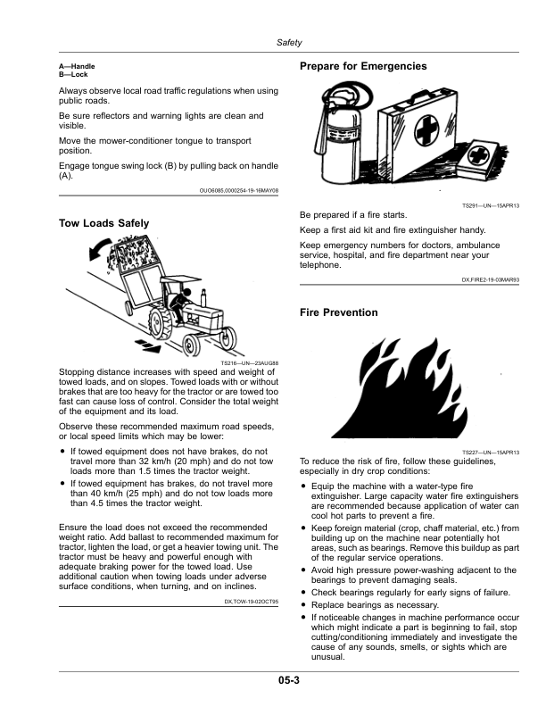 John Deere 625, 630, 635 Mower-Conditioners (460000-) Operator's Manual (OMFH341186) - Image 3