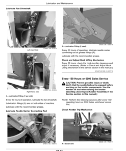 Alternative view of John Deere L331, L331 Precutter, L341, L341 Precutter Large Square Balers Operator's Manual (OMFH341973)