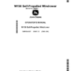 John Deere W150 Self-Propelled Windrower (390001-) (Worldwide) Operator's Manual (OMFH342437)