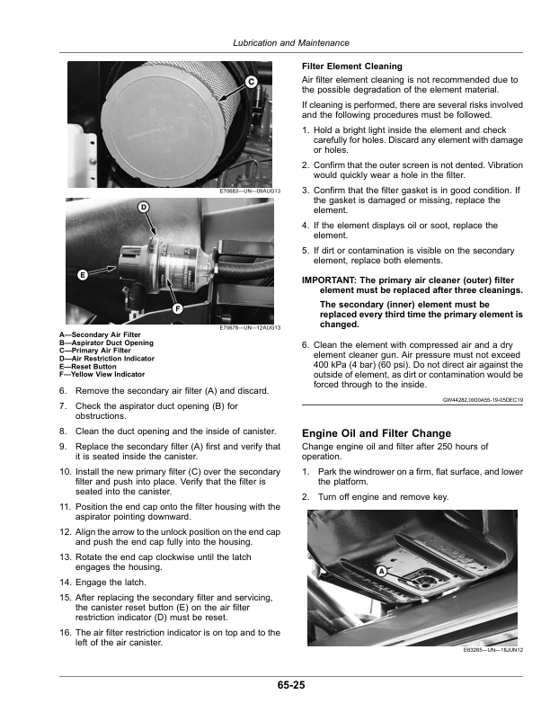 John Deere W150 Self-Propelled Windrower (390001-) (Worldwide) Operator's Manual (OMFH342437) - Image 2