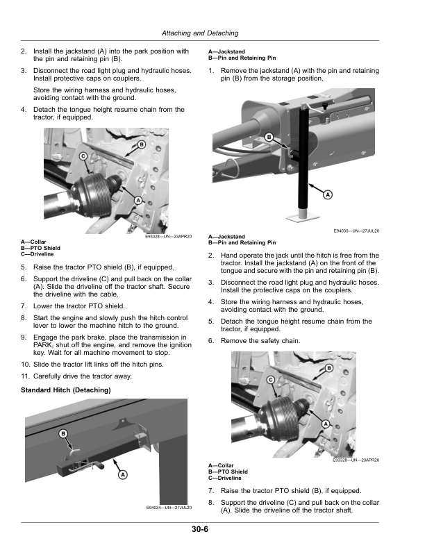 John Deere C300, C350 Center Pivot Mower-Conditioners (North American) (470000-489999) Operator's Manual (OMFH343264) - Image 3