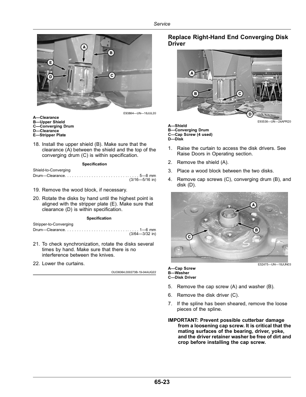 John Deere C300, C350 Center Pivot Mower-Conditioners (Export Edition) (470000-489999) Operator's Manual (OMFH343268) - Image 2