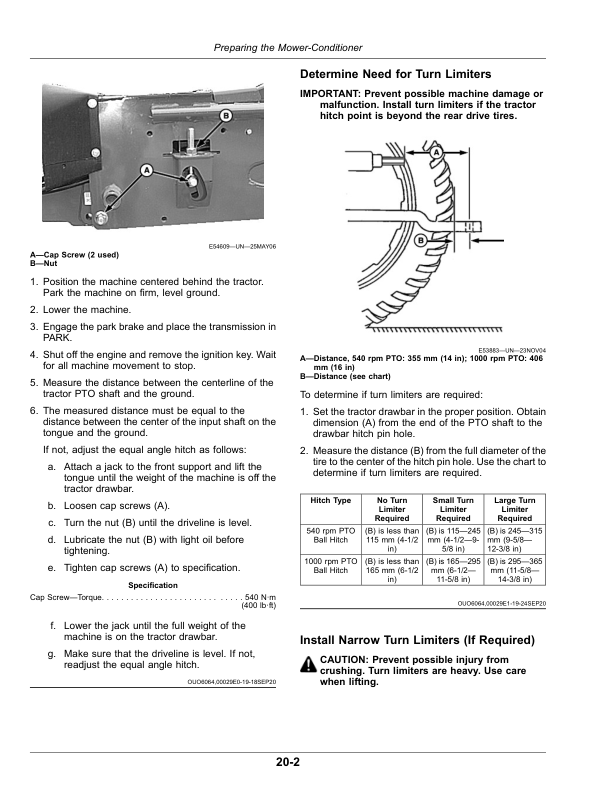 John Deere C300, C350 Center Pivot Mower-Conditioners (Export Edition) (470000-489999) Operator's Manual (OMFH343268) - Image 3