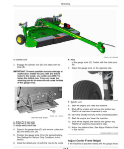 Alternative view of John Deere C450 Center Pivot Mower-Conditioner (Export Edition) (Serial Number: 470000-489999) Operator's Manual (OMFH343288)