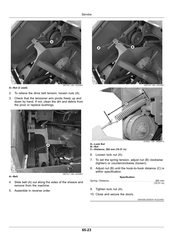 John Deere C500 Center Pivot Mower-Conditioner (North American) (Serial Number: 470000-489999) Operator's Manual (OMFH343308) - Image 2