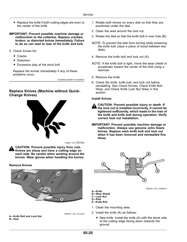 John Deere C500 Center Pivot Mower-Conditioner (Export Edition) (Serial Number: 470000-489999) Operator's Manual (OMFH343311) - Image 3