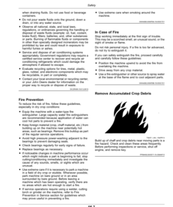 Alternative view of John Deere R400 Rotary Platform (Export Edition) (000000-489999) Operator's Manual (OMFH343330)