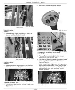 Alternative view of John Deere 500R Rotary Platform (470001-) Operator's Manual (OMFH343341)