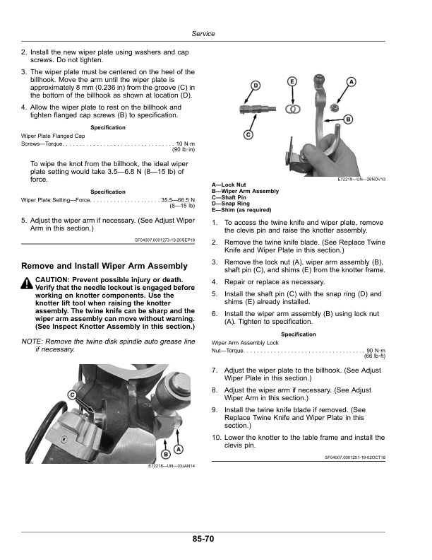 John Deere L331, L331 Precutter, L341, L341 Precutter Large Square Balers (460000-489999) (North American) Operator's Manual (OMFH343515) - Image 3