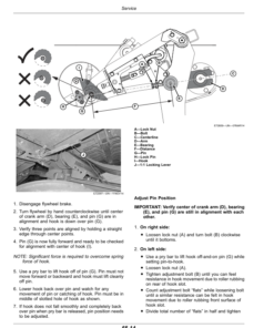 Alternative view of John Deere L331, L331 Precutter, L341, L341 Precutter Large Square Balers (460000-489999) (Export Edition) Operator's Manual (OMFH343520)
