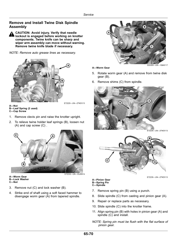 John Deere L331, L331 Precutter, L341, L341 Precutter Large Square Balers (460000-489999) (Export Edition) Operator's Manual (OMFH343520) - Image 3