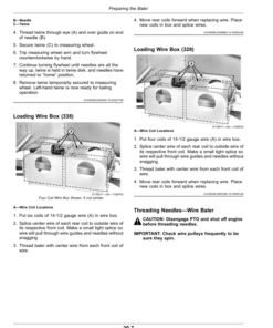 Alternative view of John Deere 328, 338 Square Balers (460000-) Operator's Manual (OMFH343707)