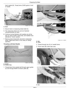 Alternative view of John Deere 328, 338 Square Balers (460000-) Operator's Manual (OMFH343713)