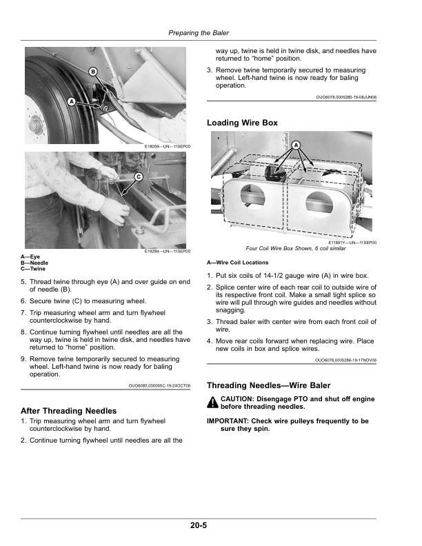 John Deere 348 Square Baler (460000-) Operator's Manual (OMFH343714) - Image 2