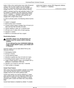 Alternative view of John Deere W260 Rotary Self-Propelled Windrower (Export) Operator's Manual (OMFH343731)