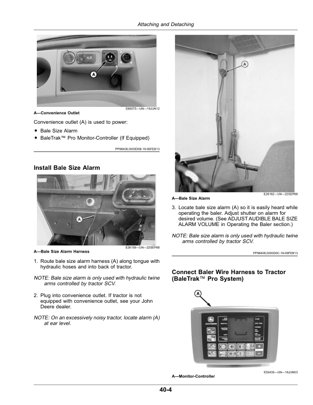 John Deere 440E Round Baler (460000-) Operator's Manual (OMFH343737) - Image 3