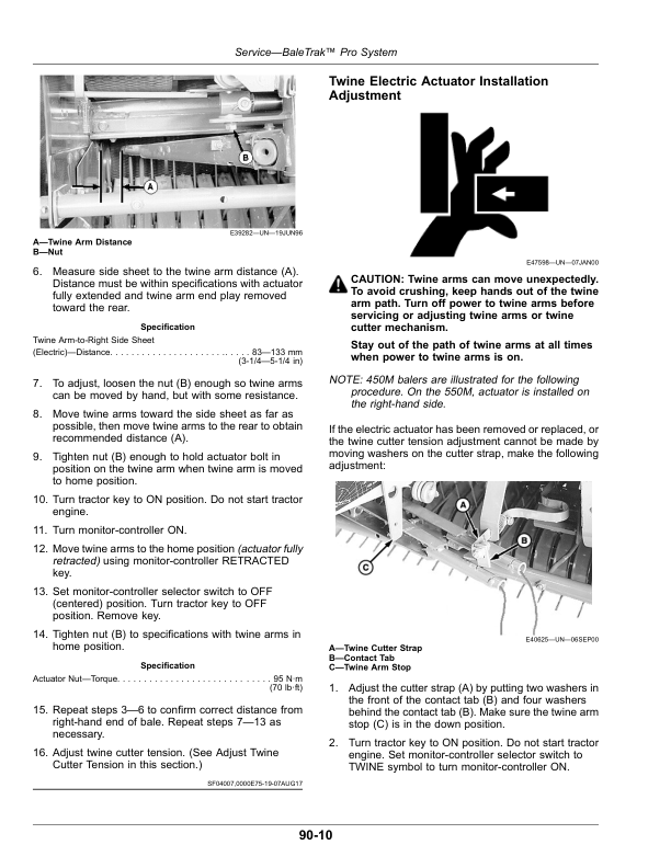 John Deere 450M, 550M Round Balers (460001-) (Export Edition) Operator's Manual (OMFH343749) - Image 3