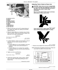 Alternative view of John Deere 450E Round Baler (460000-) (Export Edition) Operator's Manual (OMFH343778)