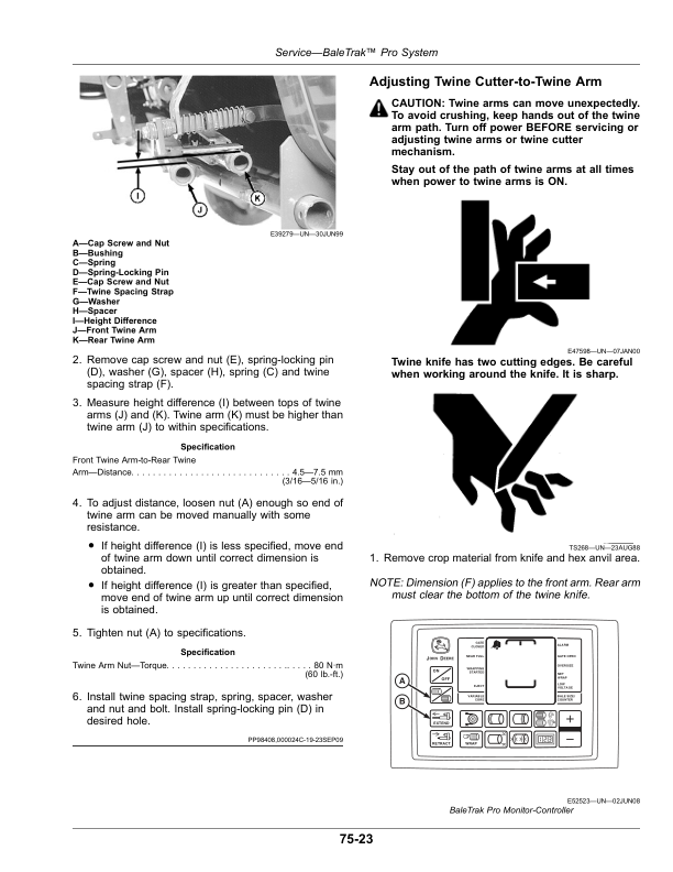 John Deere 450E Round Baler (460000-) (Export Edition) Operator's Manual (OMFH343778) - Image 2