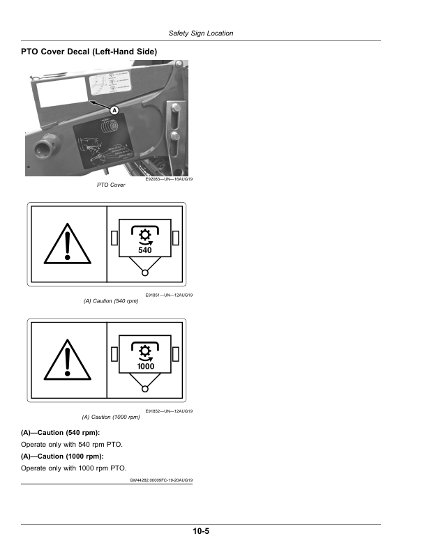 John Deere 450E Round Baler (460000-) (Export Edition) Operator's Manual (OMFH343778) - Image 3