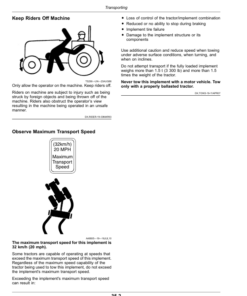 Alternative view of John Deere C400 Center Pivot Mower-Conditioners (Export Edition) (470000-489999) Operator's Manual (OMFH344349)