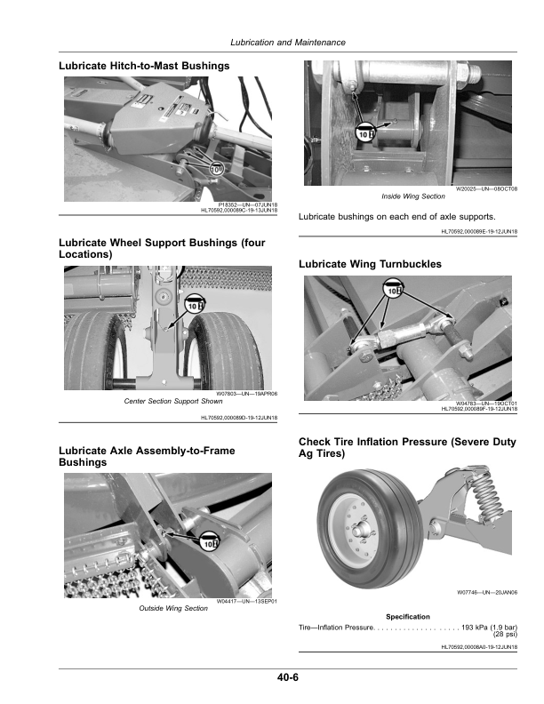 John Deere E12, E15, M15, M20, R10, R15, R20 Flex-Wing Rotary Cutters (000001-) (North America) Operator's Manual (OMFH344850) - Image 2