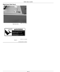 Alternative view of John Deere R500 Rotary Platform (North American) (000000-489999) Operator's Manual (OMFH345826)