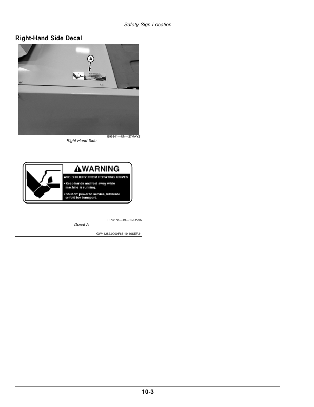 John Deere R500 Rotary Platform (North American) (000000-489999) Operator's Manual (OMFH345826) - Image 2