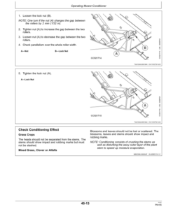Alternative view of John Deere S310R, S350R Mower-Conditioners (European Edition) Operator's Manual (OMFH346059)