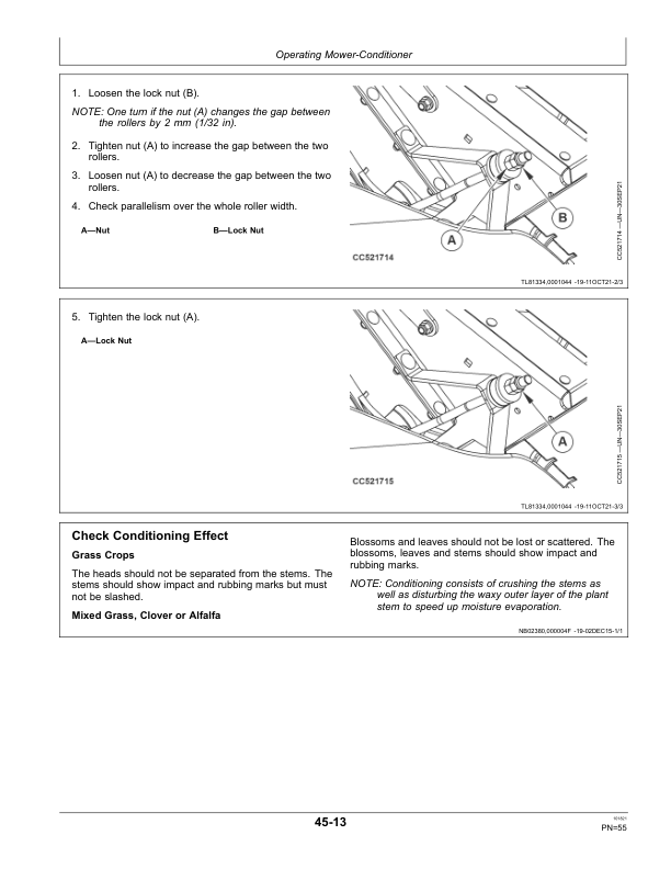 John Deere S310R, S350R Mower-Conditioners (European Edition) Operator's Manual (OMFH346059) - Image 2