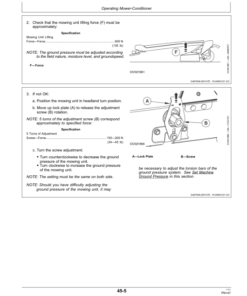 Alternative view of John Deere C310R, C350R Mower-Conditioners (European Edition) Operator's Manual (OMFH346100)