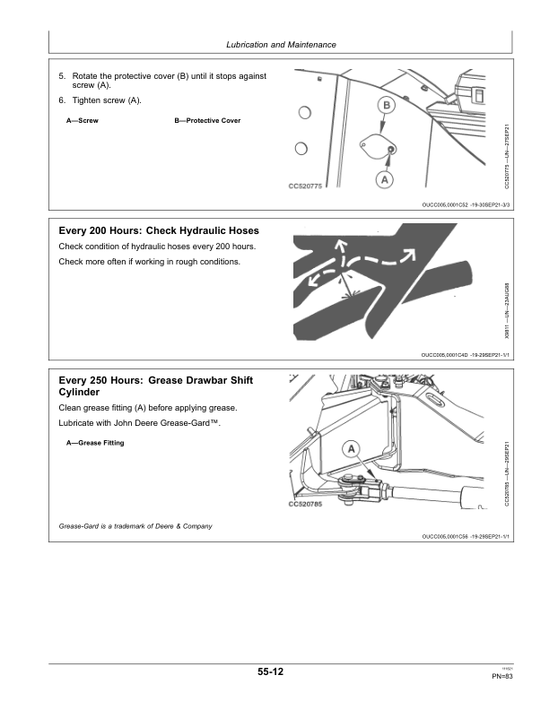 John Deere C310R, C350R Mower-Conditioners (European Edition) Operator's Manual (OMFH346100) - Image 3