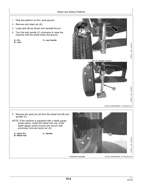 John Deere D625, D630, D636 Series Draper (North American) Operator's Manual (OMFH346175) - Image 2