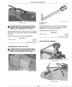 Alternative view of John Deere RC5M (030000-), RC6M (050000-), RC7M (020500-), RC6R (000001-), RC7R (000001-) Single-Spindle Rotary Cutters (North America Edition) Operator's Manual (OMFH347285)
