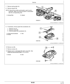 Alternative view of John Deere R310R, R350R Mower-Conditioners (European Edition) Operator's Manual (OMFH347667)