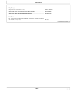 Alternative view of John Deere S160, S180, S200 Square Balers (European Edition) Operator's Manual (OMFH347946)