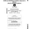 John Deere 461M, 561M Round Balers (North American) Operator's Manual (OMFH348254)