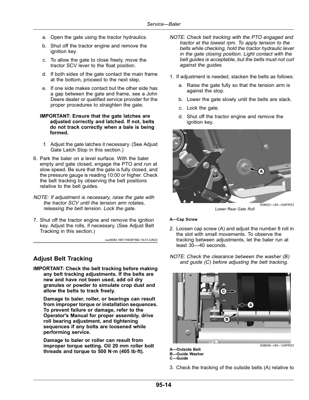 John Deere 461M, 561M Round Balers (North American) Operator's Manual (OMFH348254) - Image 4