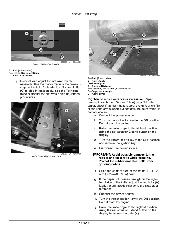 John Deere 461M, 561M Round Balers (Export Edition) Operator's Manual (OMFH348257) - Image 4