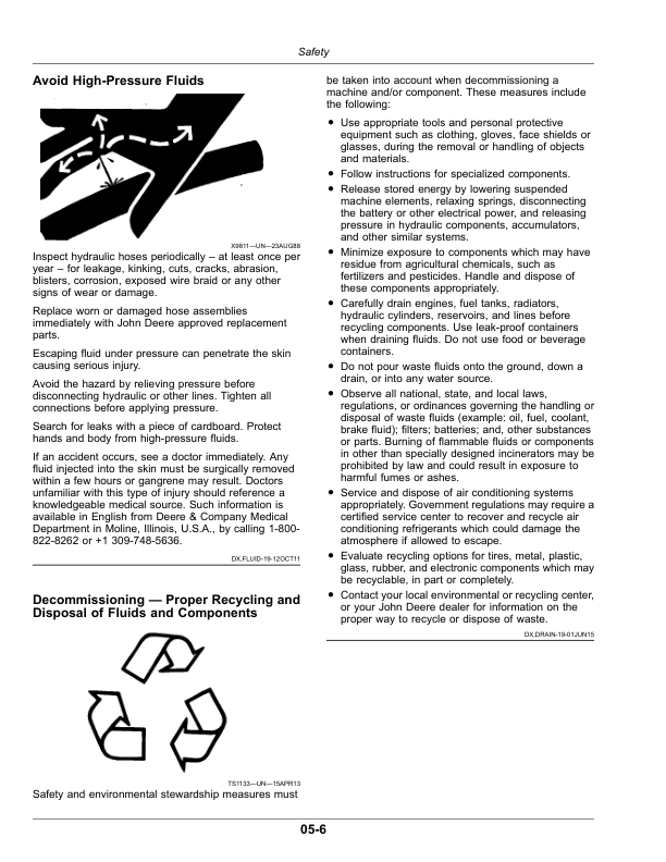 John Deere R500 Rotary Platform (490000-) (Export Edition) Operator's Manual (OMFH348432) - Image 2