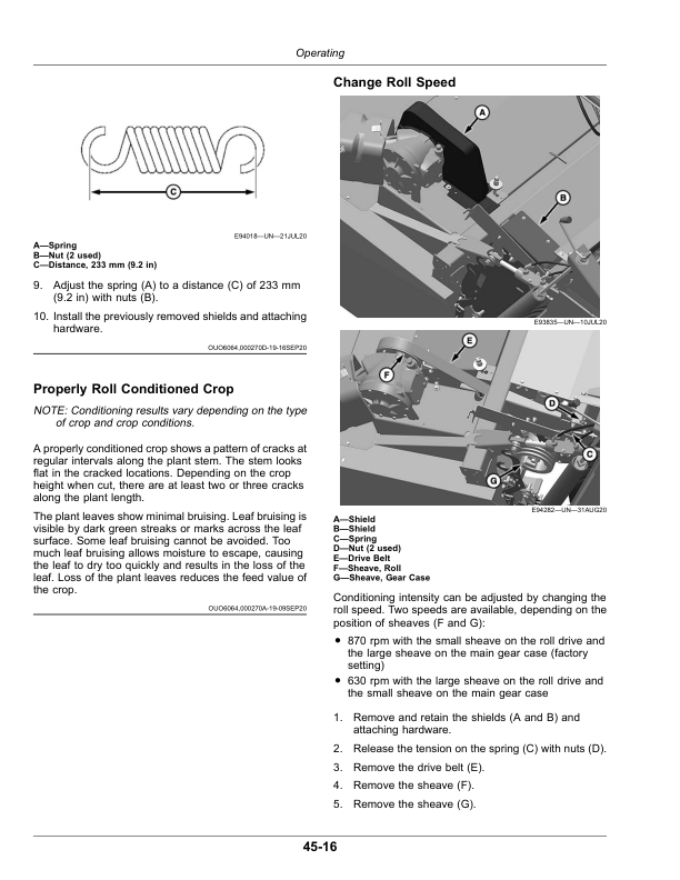 John Deere S250, S300, S350 Side Pull Mower-Conditioners (490000-) (Export Edition) Operator's Manual (OMFH348829) - Image 3