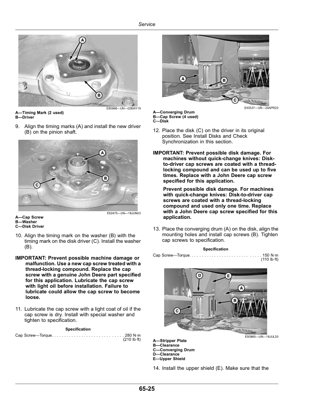 John Deere C300, C350 Center Pivot Mower-Conditioners (490000-) (Export Edition) Operator's Manual (OMFH348835) - Image 3