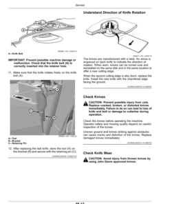 Alternative view of John Deere C400 Center Pivot Mower-Conditioners (490000-) (Export Edition) Operator's Manual (OMFH348840)